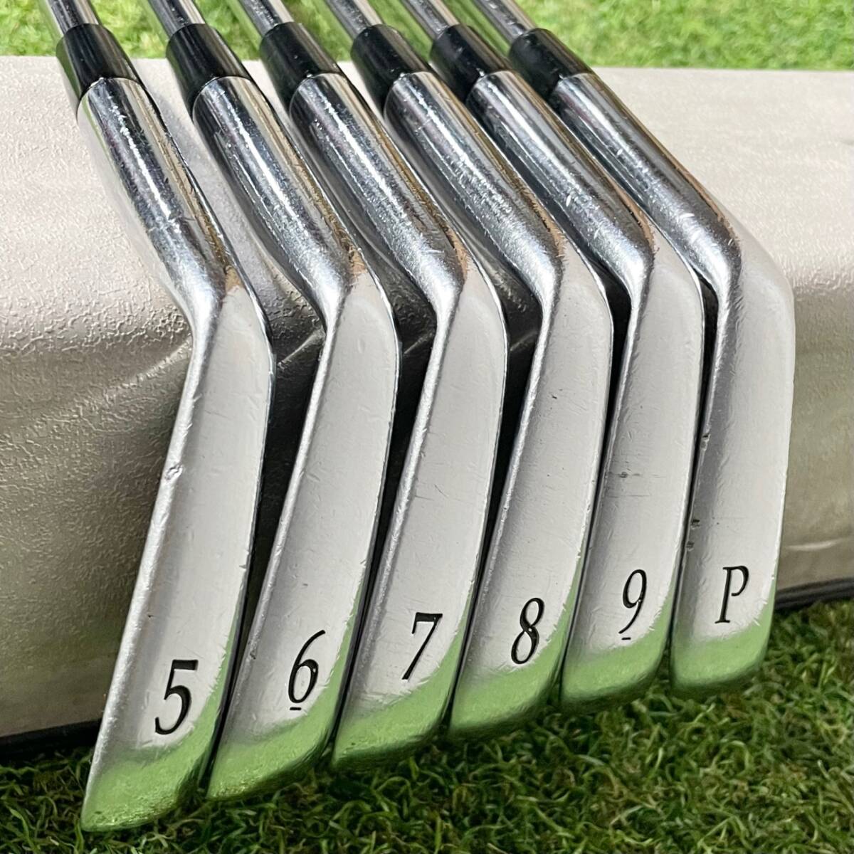 MIZUNO MP-4 アイアンセット メンズ 6本 S 右 ミズノ 美津濃 MB マッスルバック マッスル 大人気モデル 送料無料 Dynamic Gold S200_画像6