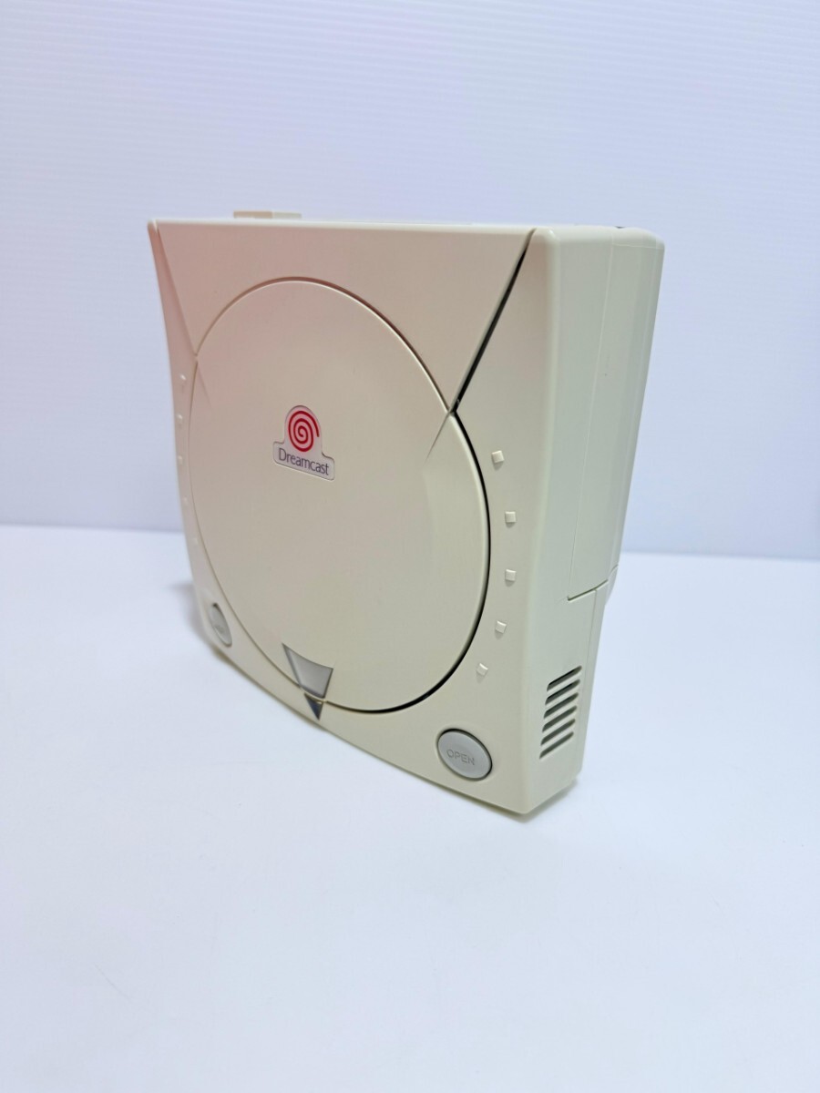動作品 SEGA セガ Dreamcast ドリームキャスト DC HKT-3000 ゲーム機 本體 取説 付屬品全揃い /レトロゲーム 希少品 箱付 動作確認(rèn)済(NJ-8)