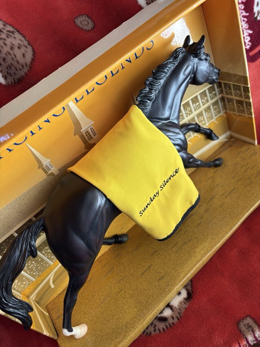  Sunday Silence ручной валик Breyer horses украшение лошадь произведение искусства скачки 