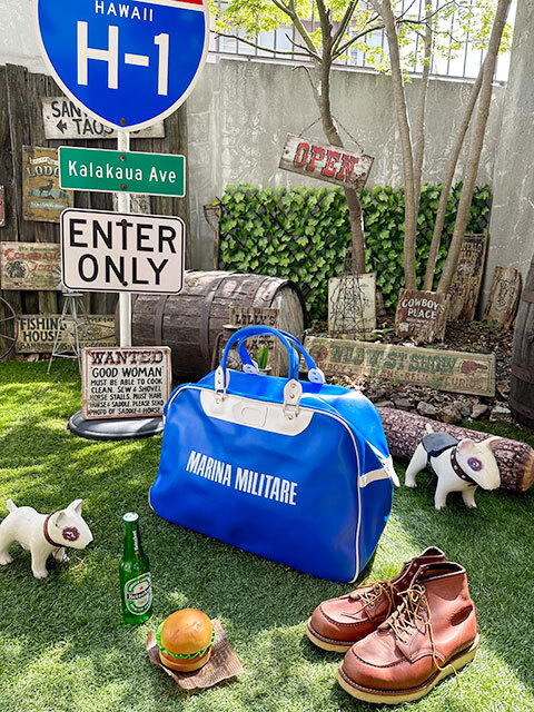  Италия военно-морской флот сумка "Boston bag" большая вместимость 56L размер неиспользуемый товар товар # american смешанные товары America смешанные товары 