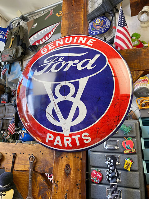 フォード ドームサイン (V8ロゴ) ■ アメリカン雑貨 アメリカ雑貨_画像1