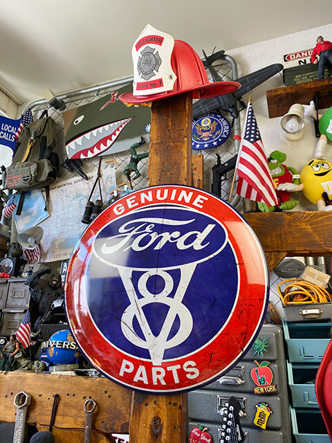 フォード ドームサイン (V8ロゴ) ■ アメリカン雑貨 アメリカ雑貨_画像7