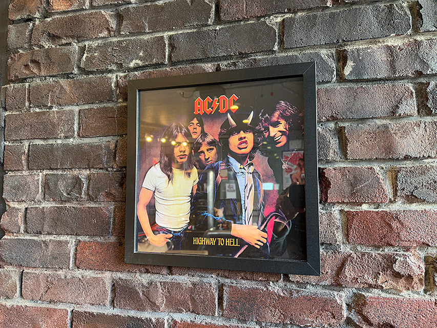 AC/DC　フレームアート　（地獄のハイウェイ）　公式グッズ ■ アメリカン雑貨 アメリカ雑貨 　爆買_画像4