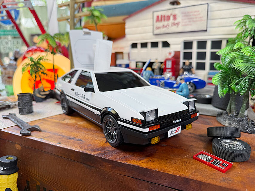 инициалы D Toyota AE86 Sprinter Trueno Fujiwara ... магазин ( личный автомобиль ) specification влажные салфетка кейс # american смешанные товары America смешанные товары