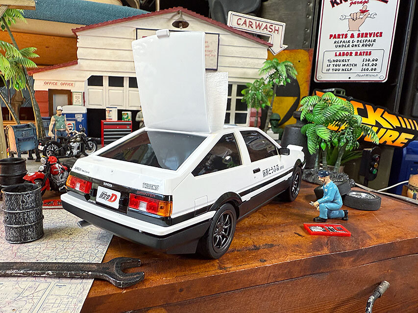 инициалы D Toyota AE86 Sprinter Trueno Fujiwara ... магазин ( личный автомобиль ) specification влажные салфетка кейс # american смешанные товары America смешанные товары