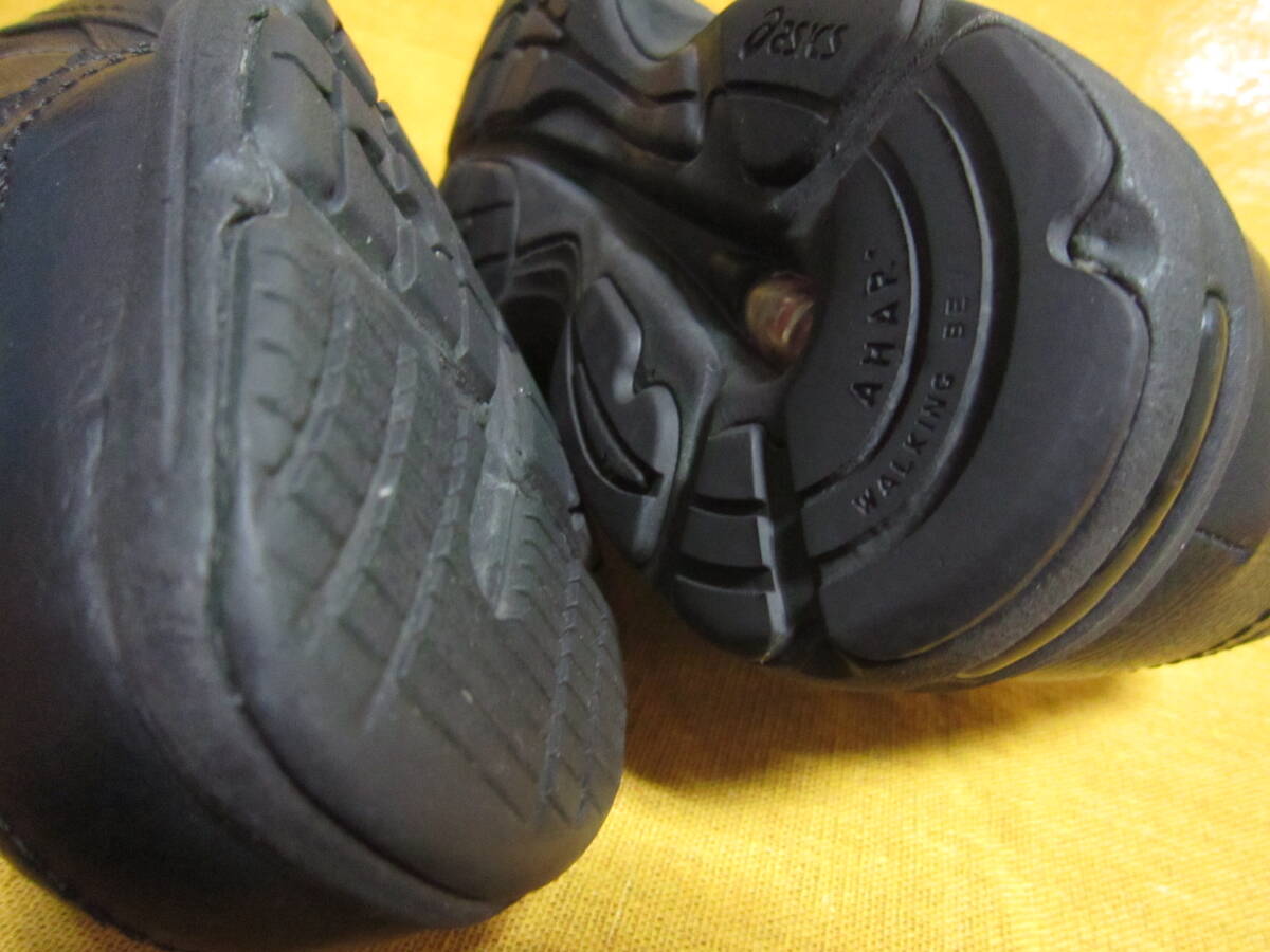  Asics прогулочные туфли структура поверхности si War машина плюс (TDW557) чёрный чёрный липучка 24.asics HADASHIWALKER PLUS 557 черный wj2510p