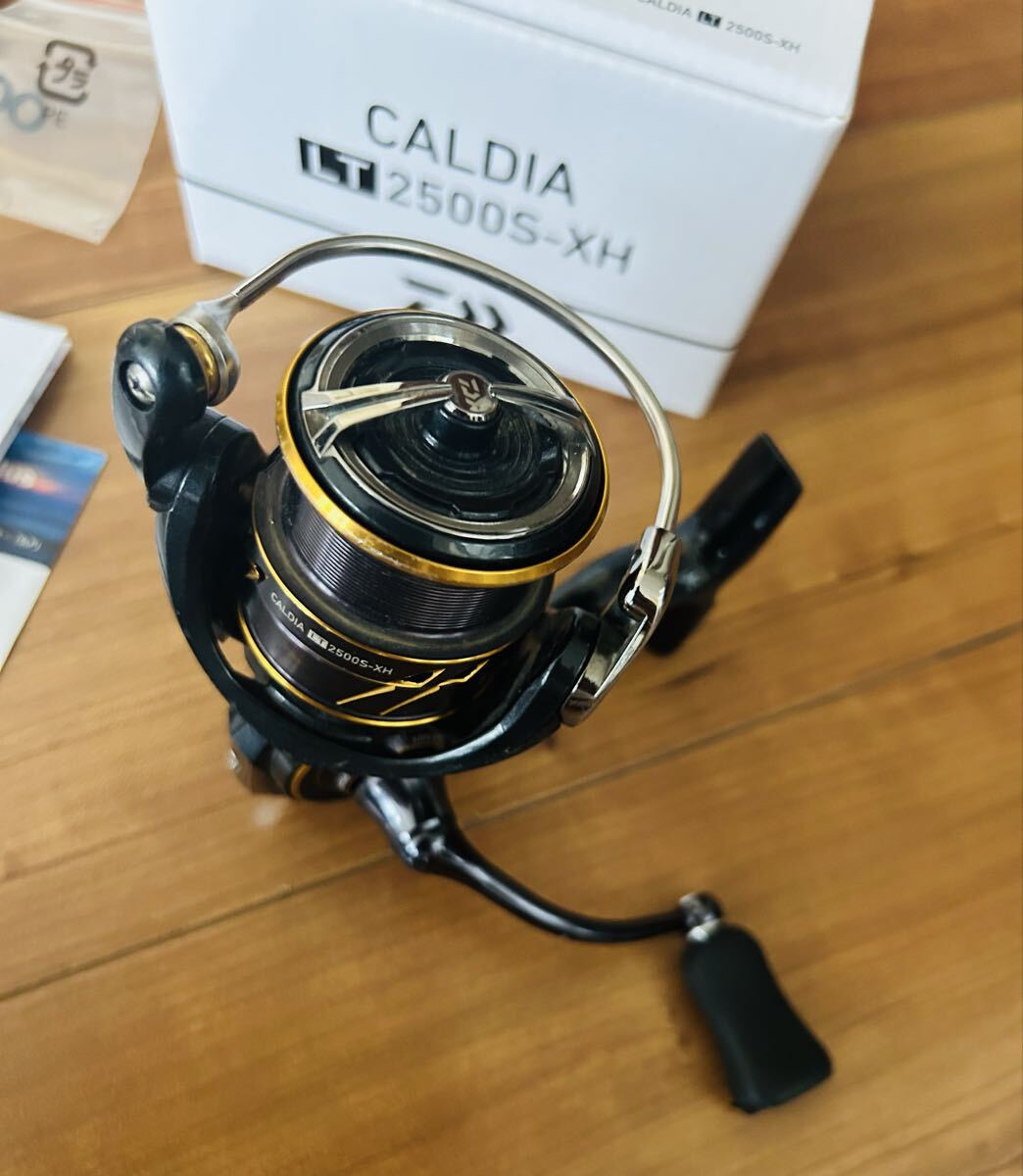 ダイワ 21カルディア LT 2500S-XH 箱、取説、袋付き。シーバス、エギング、ライトジギング等に。DAIWA CALDIA LT 2500S-XH