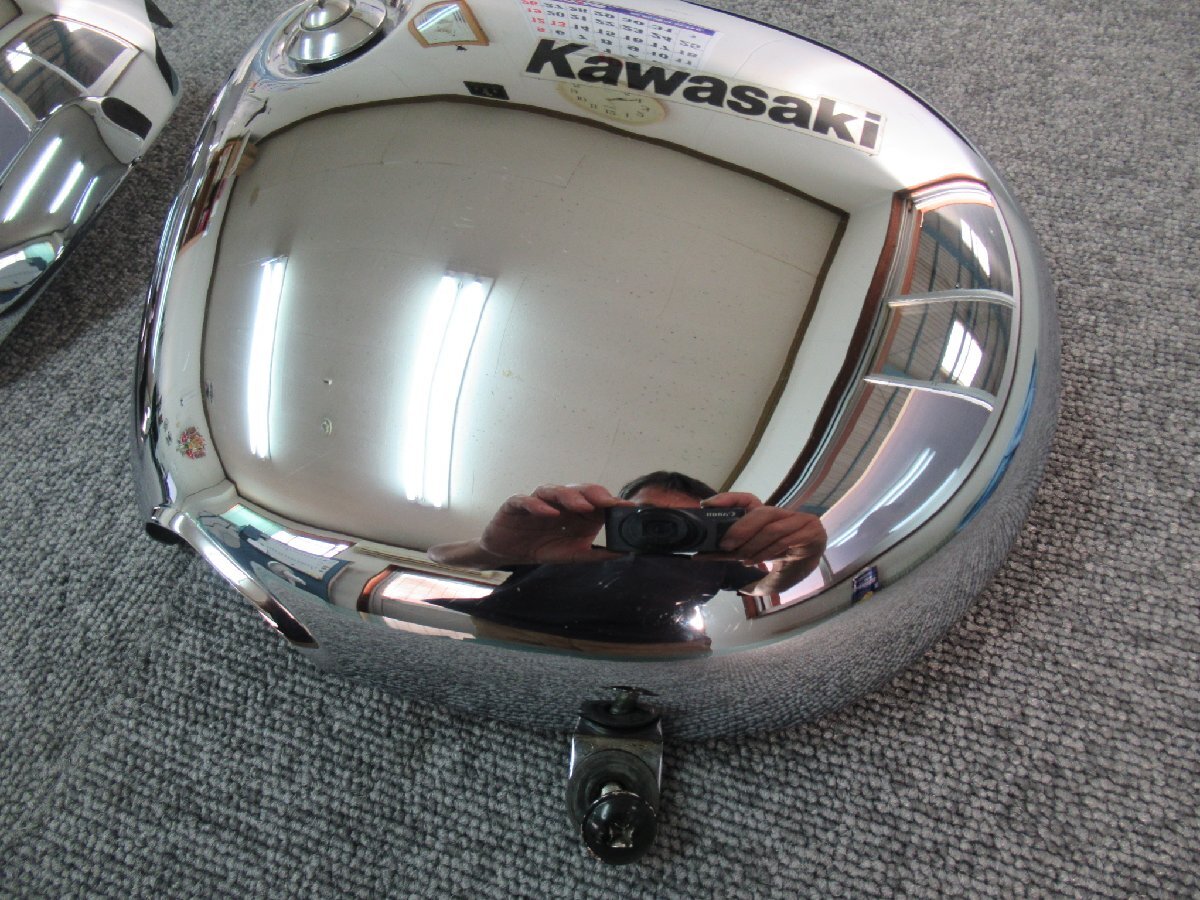 綺麗　エストレヤ　メッキ　サイドカバー　左右セット_画像2