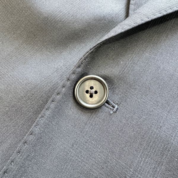 【Paul Smith】 ポールスミス イタリア生地ルイジボット Lサイズ ダークネイビー 紺 チェック柄 スーツ メンズ ビジネス セットアップ_画像6