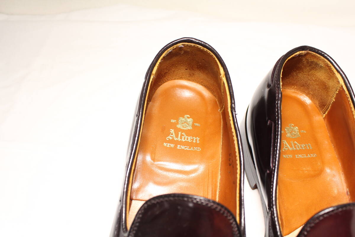 Alden コードバン　タッセルモカシン　サイズ：6D_画像6