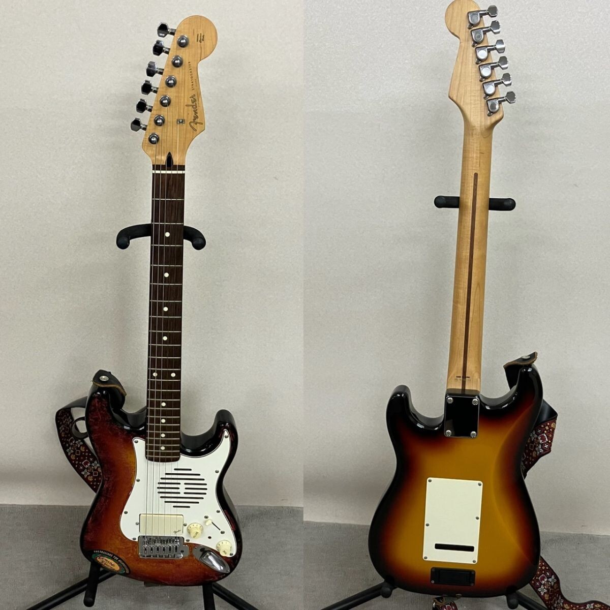 I107-T23-1890 Fender フェンダー Japan Stratocaster ストラトキャスター エレキギター ケース付 通電・音出し確認済 TC_画像2