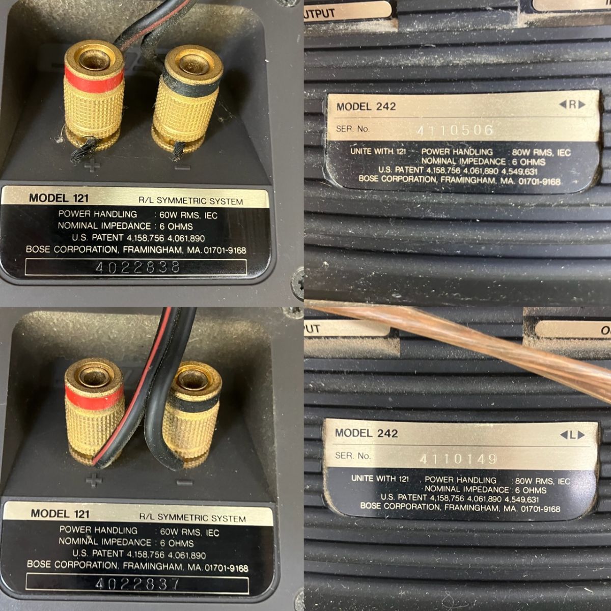 H715-T28-92 BOSE Bose 121/242 пара акустическая система книжная полка type динамик подставка комплект звук аудио TB