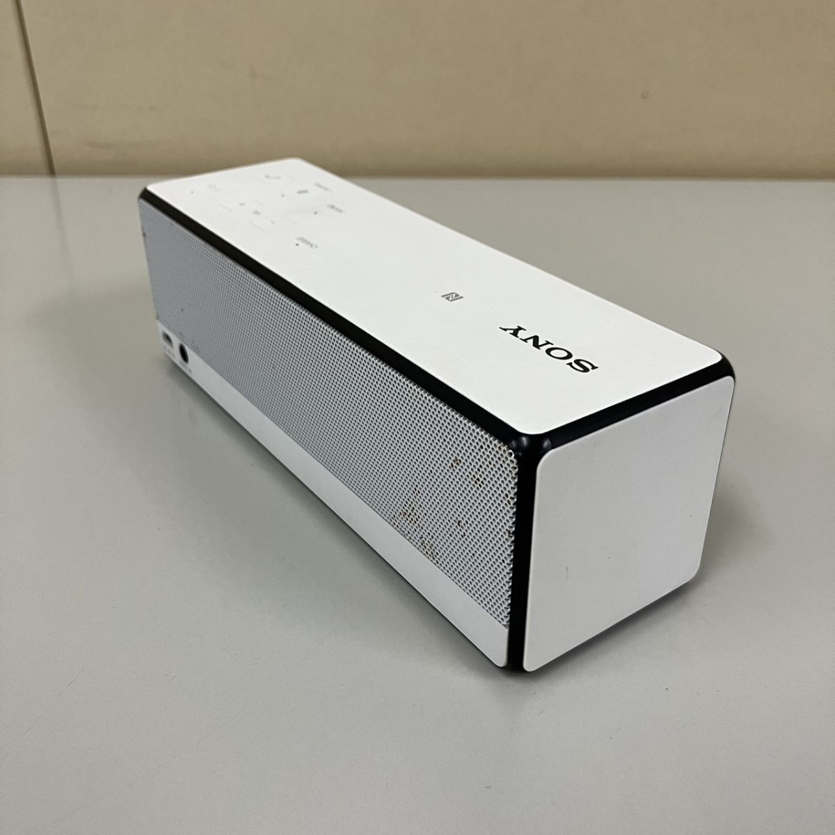 J350-T28-91 SONY ソニー パーソナルオーディオシステム No.SRS-X33 通電確認済み 音響機器 スピーカー ホワイトカラー コンパクト TE_画像4