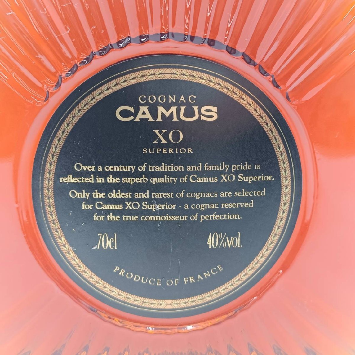 未開栓 カミュ XO スペリオール 700ml 40％ ミニチュア付き　3P-17-3-169911-A_画像4