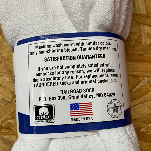 ★RAILROAD SOCK 2P / MADE IN U.S.A._画像6