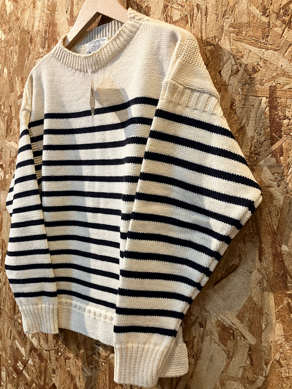 ★OLDDERBY KNITWEAR /ボーダークルーネックセーター /SIZE.M / MADE IN U.K._画像2