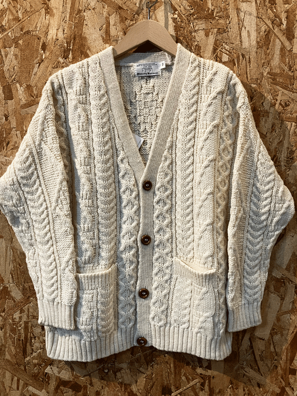 ★OLDDERBY KNITWEAR / ケーブル編みカーディガン /SIZE.M // MADE IN U.K._画像1