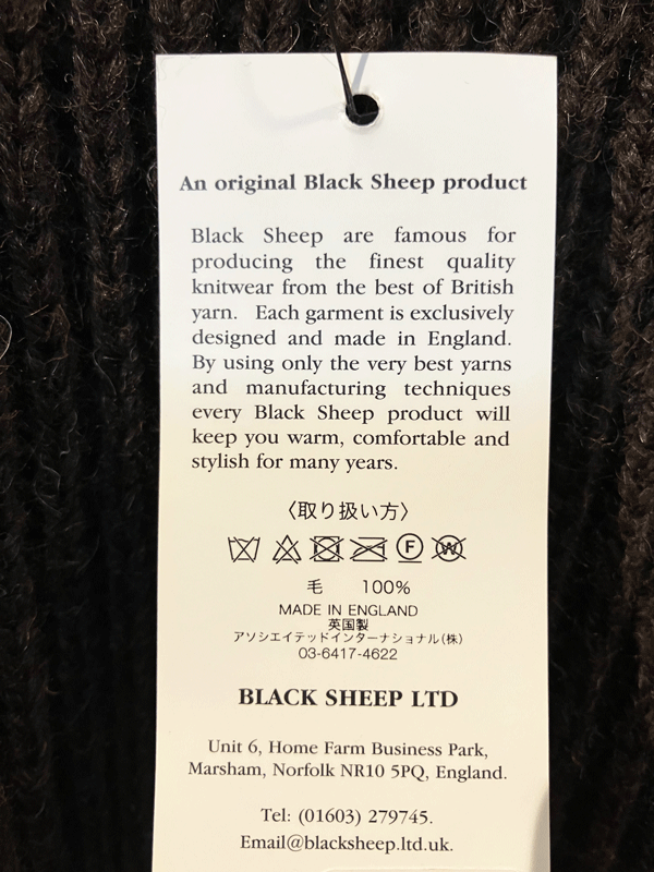★BLACK SHEEP ハンティングセーター / SIZE.L_画像5