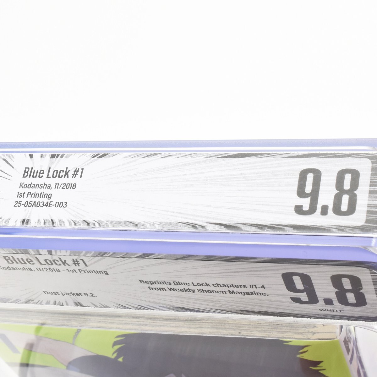 [ BGS鑑定 9.8 トップグレード ] ブルーロック Blue Lock 1巻 初版 2018年発行 講談社 金城宗幸 ノ村優介 CBCS_画像3