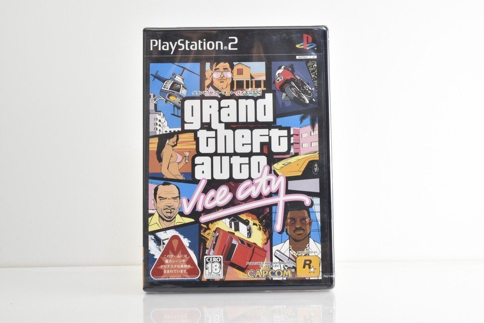 プレイステーション2 ソフト 未開封品 グランドセフトオート バイスシティ grand theft auto vice city_画像1