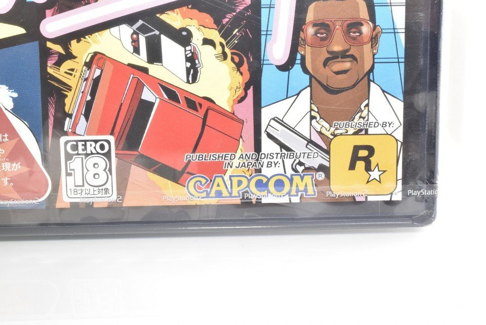 プレイステーション2 ソフト 未開封品 グランドセフトオート バイスシティ grand theft auto vice city_画像9