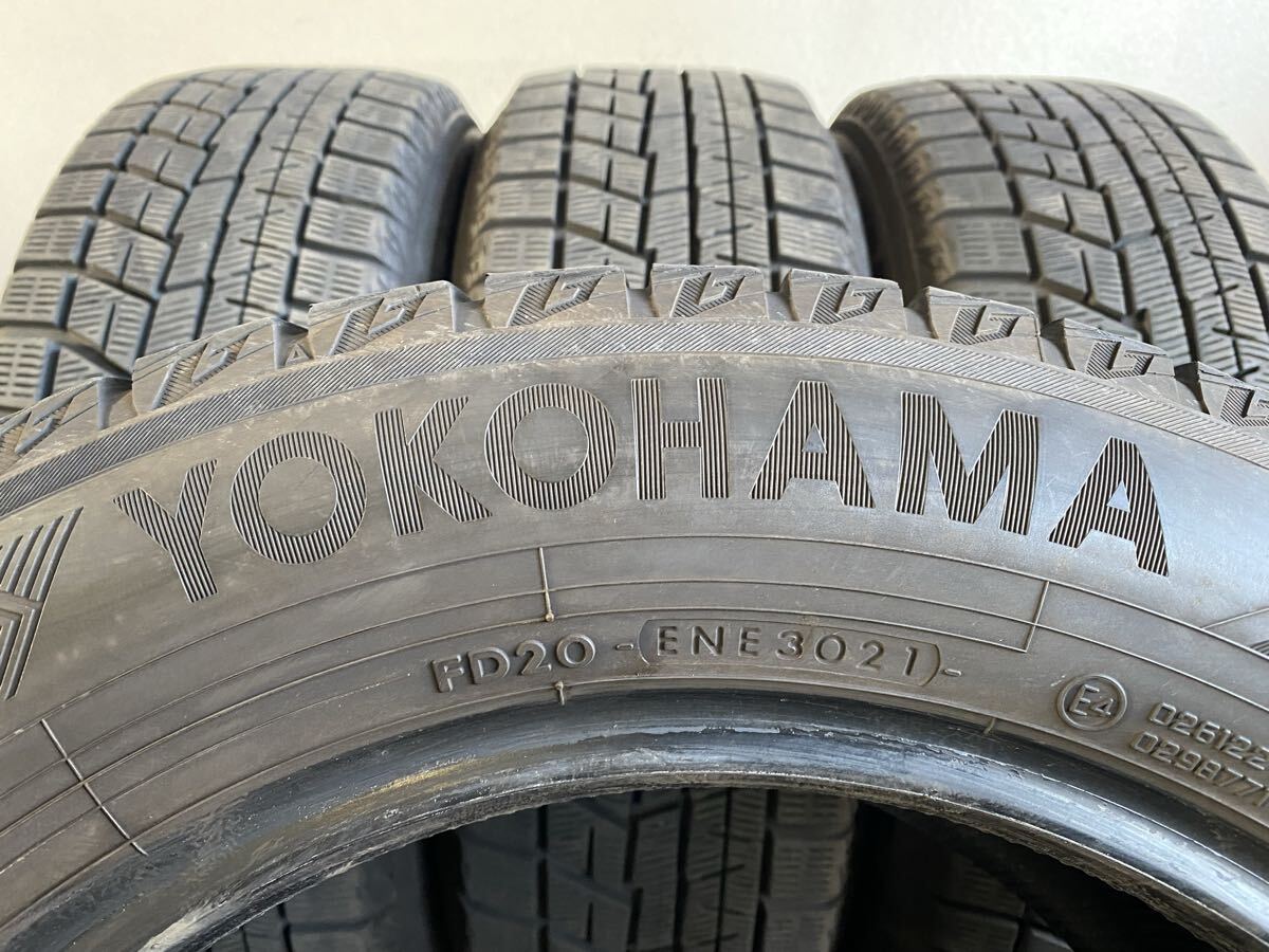 ギ9119 送料無料☆深溝スタッドレス☆ヨコハマ YOKOHAMA IG60 205/60R16 96Q 4本 2021年製_画像6