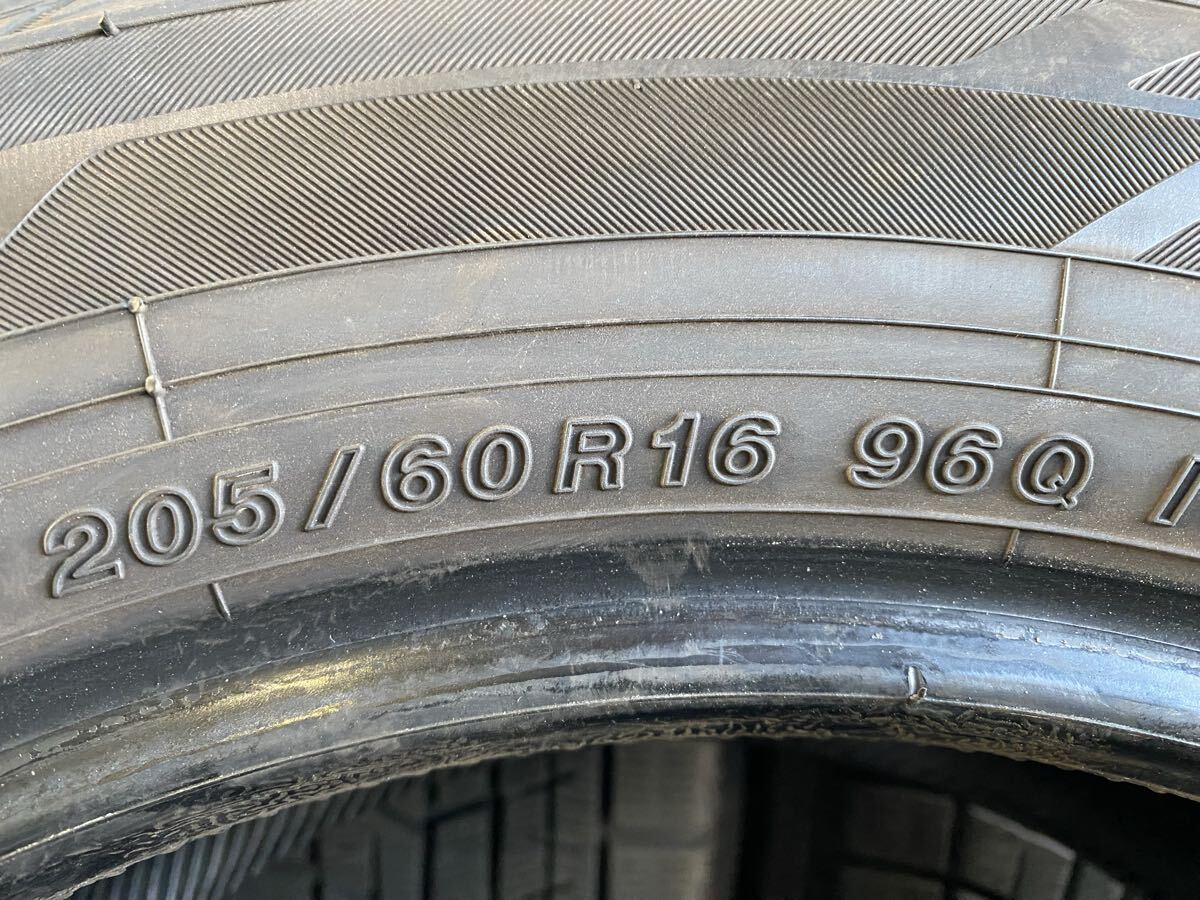 ギ9119 送料無料☆深溝スタッドレス☆ヨコハマ YOKOHAMA IG60 205/60R16 96Q 4本 2021年製_画像7