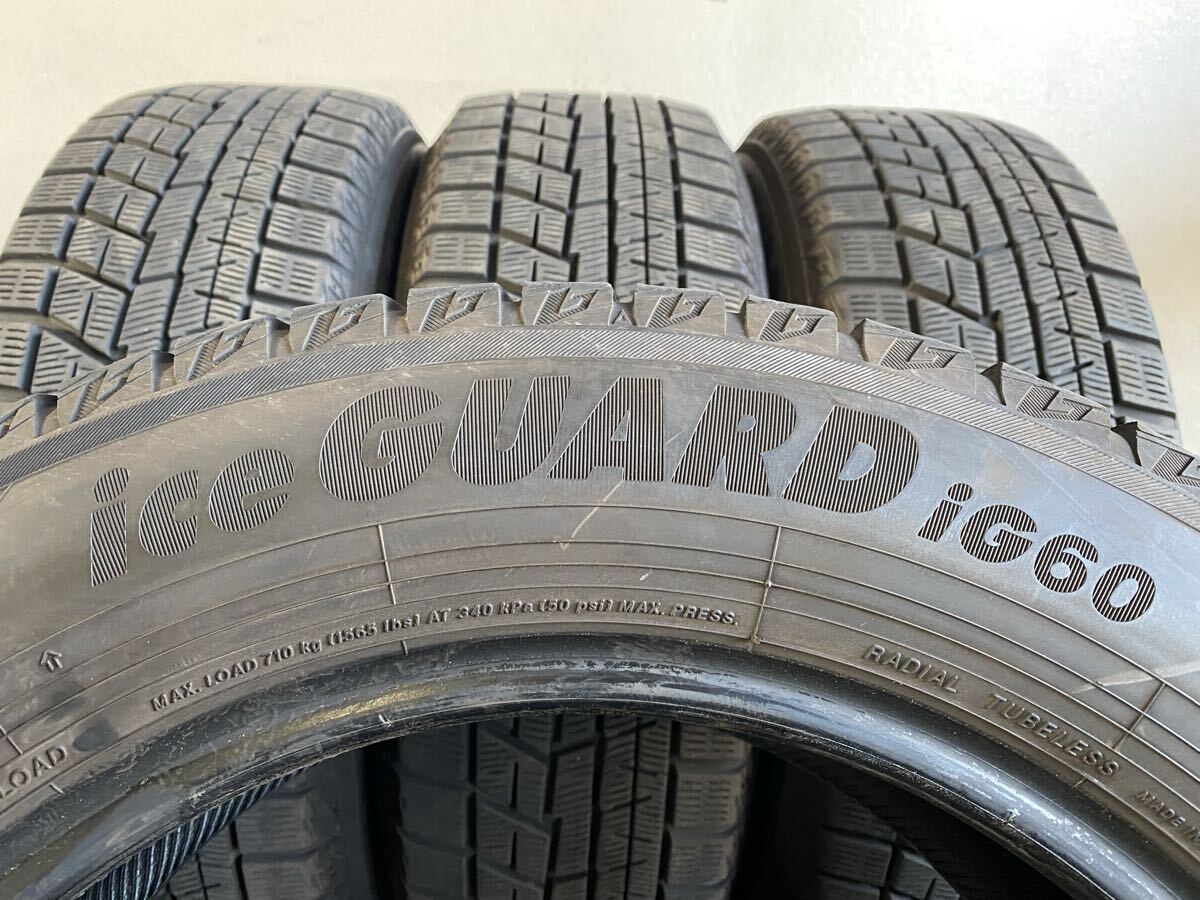 ギ9119 送料無料☆深溝スタッドレス☆ヨコハマ YOKOHAMA IG60 205/60R16 96Q 4本 2021年製_画像8