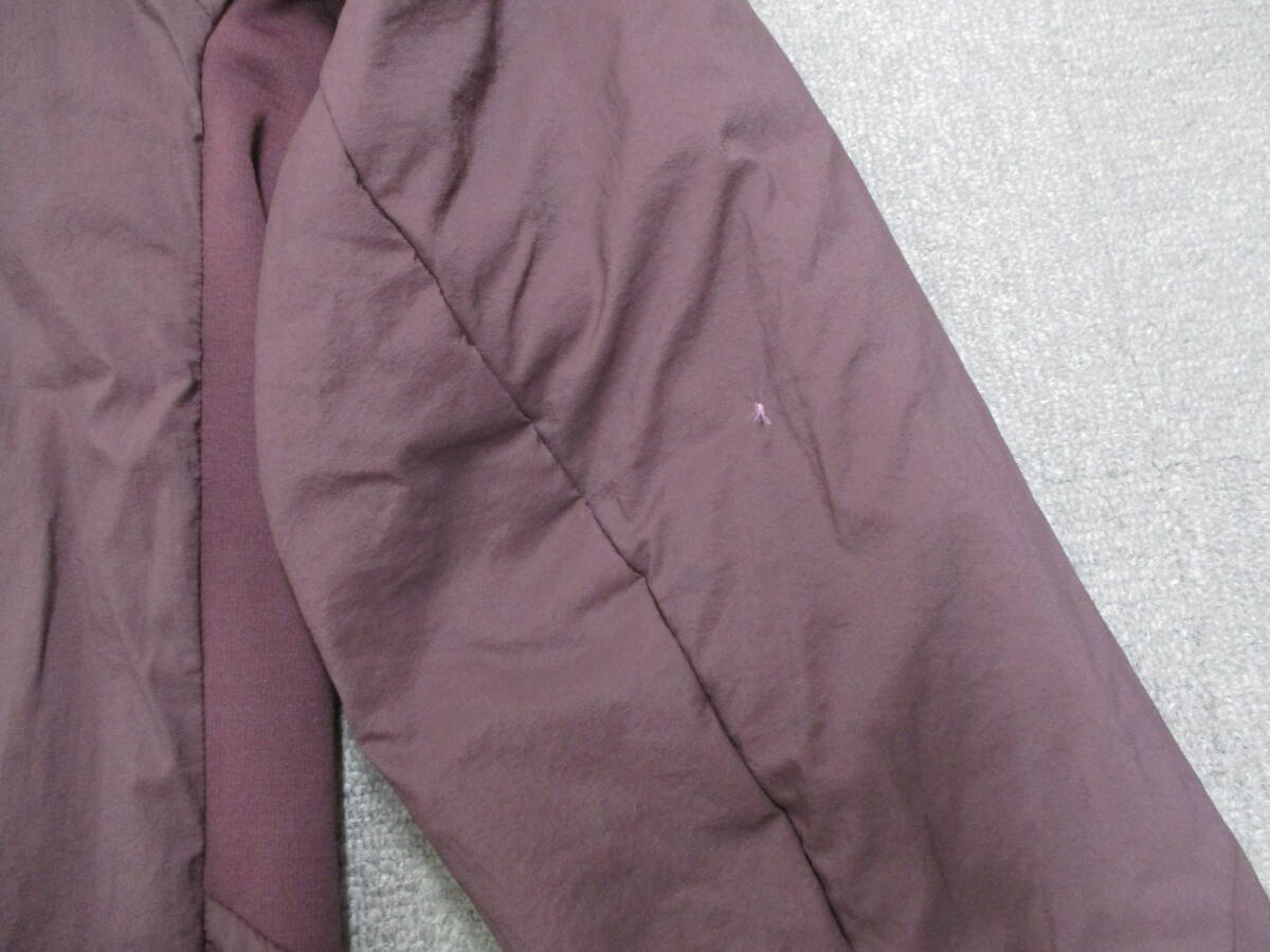 ARC'TERYX SETON JACKET アークテリクス セトンジャケット 21736 S 2020年 中古 バーガンディ ワインレッド ma-1 _画像6
