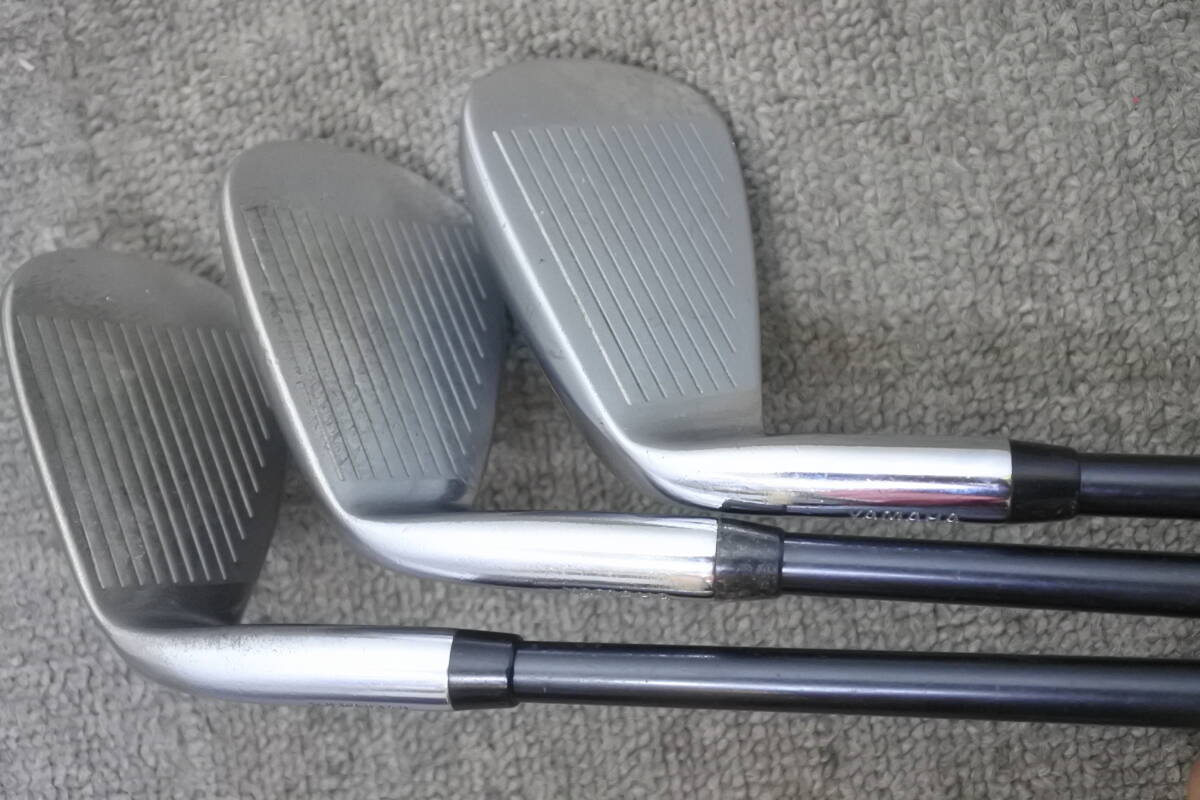【KSD/Z/08】ヤマハinpresX D Black SW,AW.７番アイアン３本セット Flex R　インプレス　サンド＆アプローチ　ウェッジ_画像7