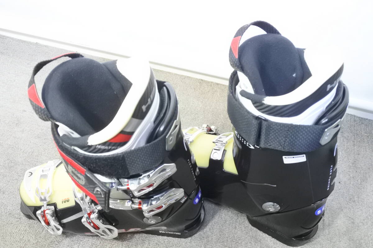 【KSD/C/00】HEADヘッド１００ Flex 100-90スキー用ハードブーツ サイズ表記２５－26.5ソール309ｍｍインナーサイズ２６，０ｃｍ _画像4