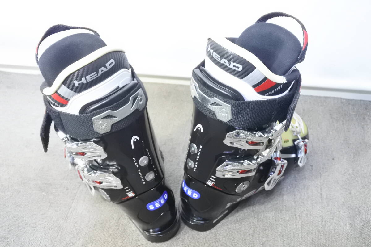 【KSD/C/00】HEADヘッド１００ Flex 100-90スキー用ハードブーツ サイズ表記２５－26.5ソール309ｍｍインナーサイズ２６，０ｃｍ _画像3