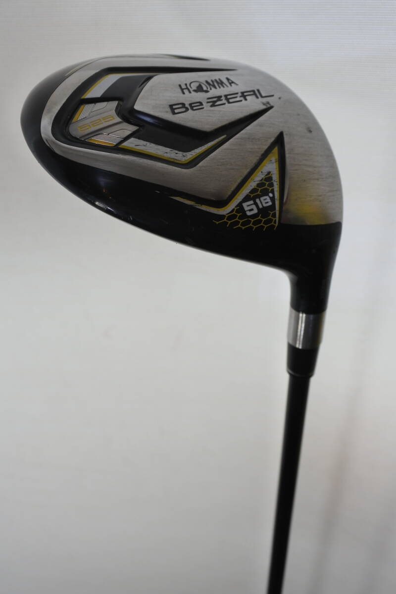 【KSD/Hom/93】ホンマゴルフ・Be ZEAL525　フェアウェイウッド　５番　１８°Flex S リシャフト品　sosiego 装着 　_画像2