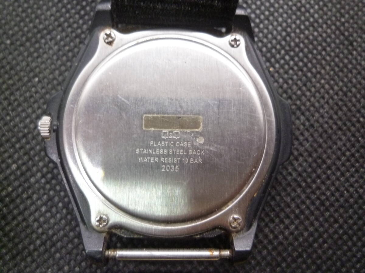 J25032) 中古 腕時計 シチズン CITIZEN Q&Q 2035 QUARTZ 未稼働 ジャンク品 ※発送ゆうパケットポストmini(送料当方負担)_画像5