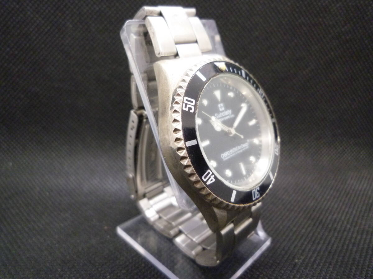 J25130) 中古 腕時計 サブサエティ SUBCITY STER PERPEUAL 腕回り 約157mm 未稼働 ジャンク品 ※発送ゆうパケットポストmini(送料当方負担)_画像4