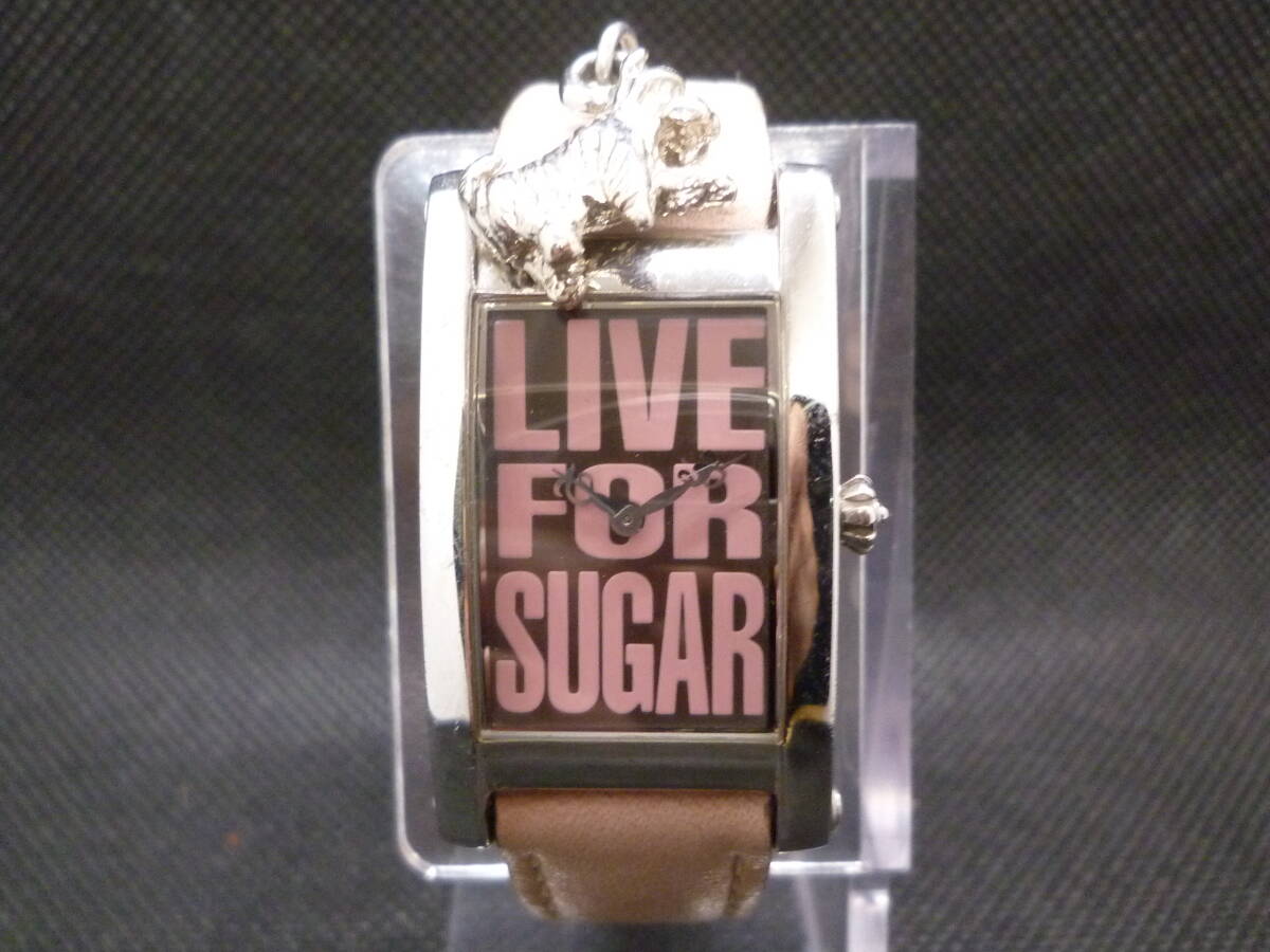 J25177) 中古 腕時計 ジューシークチュール JUICY COUTURE LIVE FOR SUGAR JC.02.3.14.0017.1 未稼働 ジャンク品 ※(送料当方負担)_画像2