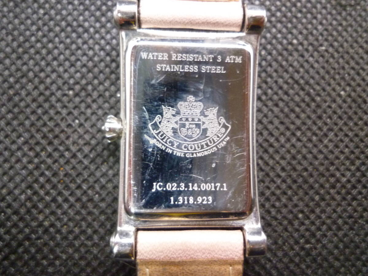 J25177) 中古 腕時計 ジューシークチュール JUICY COUTURE LIVE FOR SUGAR JC.02.3.14.0017.1 未稼働 ジャンク品 ※(送料当方負担)_画像5