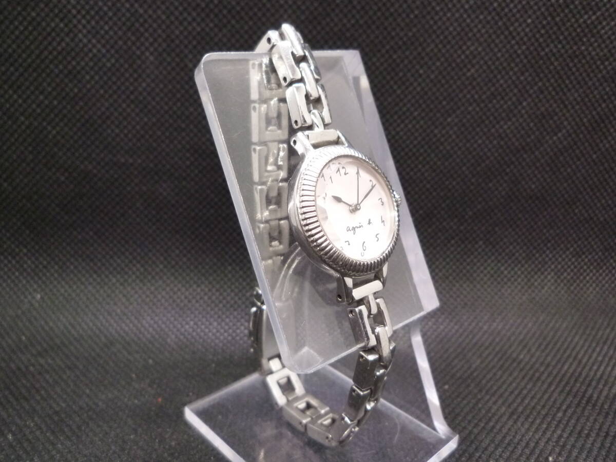 J25184) 中古 腕時計 アニエスベー agnes b.1N01-0RR0 腕回り 約153mm 未稼働 ジャンク品 ※発送ゆうパケットポストmini(送料当方負担)_画像4