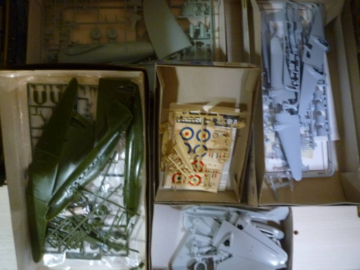 中古プラモデル まとめ 30箱セット ハセガワ タミヤ 他 飛行機 戦闘機 組立て途中.部品欠損.中身違い ジャンク品 (同梱不可)_画像7