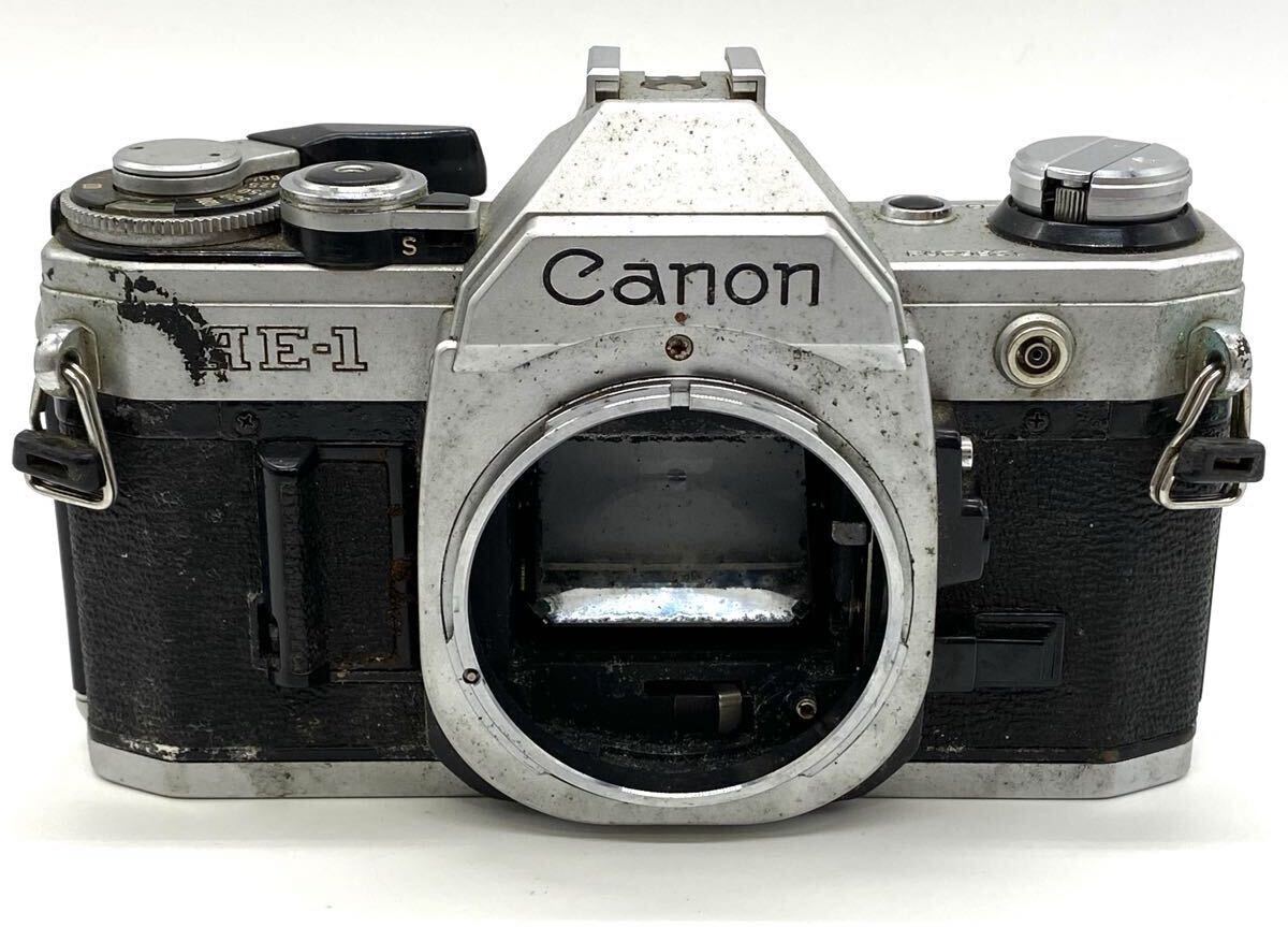 【9Y74】1円スタート Canon AE-1 LENS 50mm 1:1.8 キャノン キヤノン ボディ フィルムカメラ 一眼レフカメラ シルバーの画像2