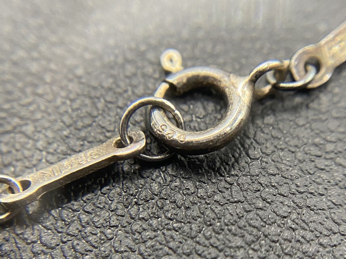 【10T8】1円スタート Tiffany & Co. / オープン ハート ペンダント sv925 刻印あり ネックレス シルバー 全長約42cm 重量約2.6g_画像9