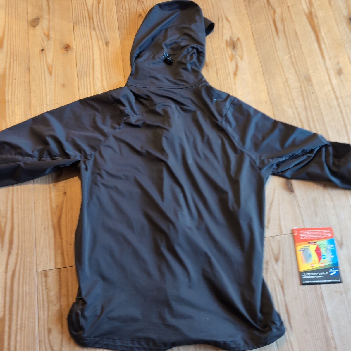 finetrack pneumo wrap ファイントラック ニュウモラップフーディー MEN’S XL FAM0112 ブラック GORE WINDSTOPPER_画像8