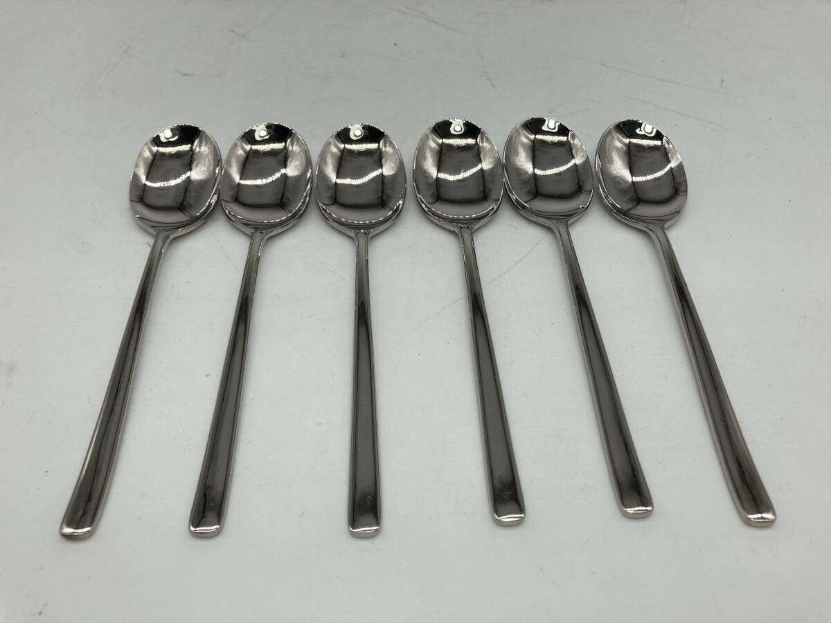 京都8★ カトラリー スプーン フォーク ステンレス 飯田金物 ケース付き 12本セット_画像4