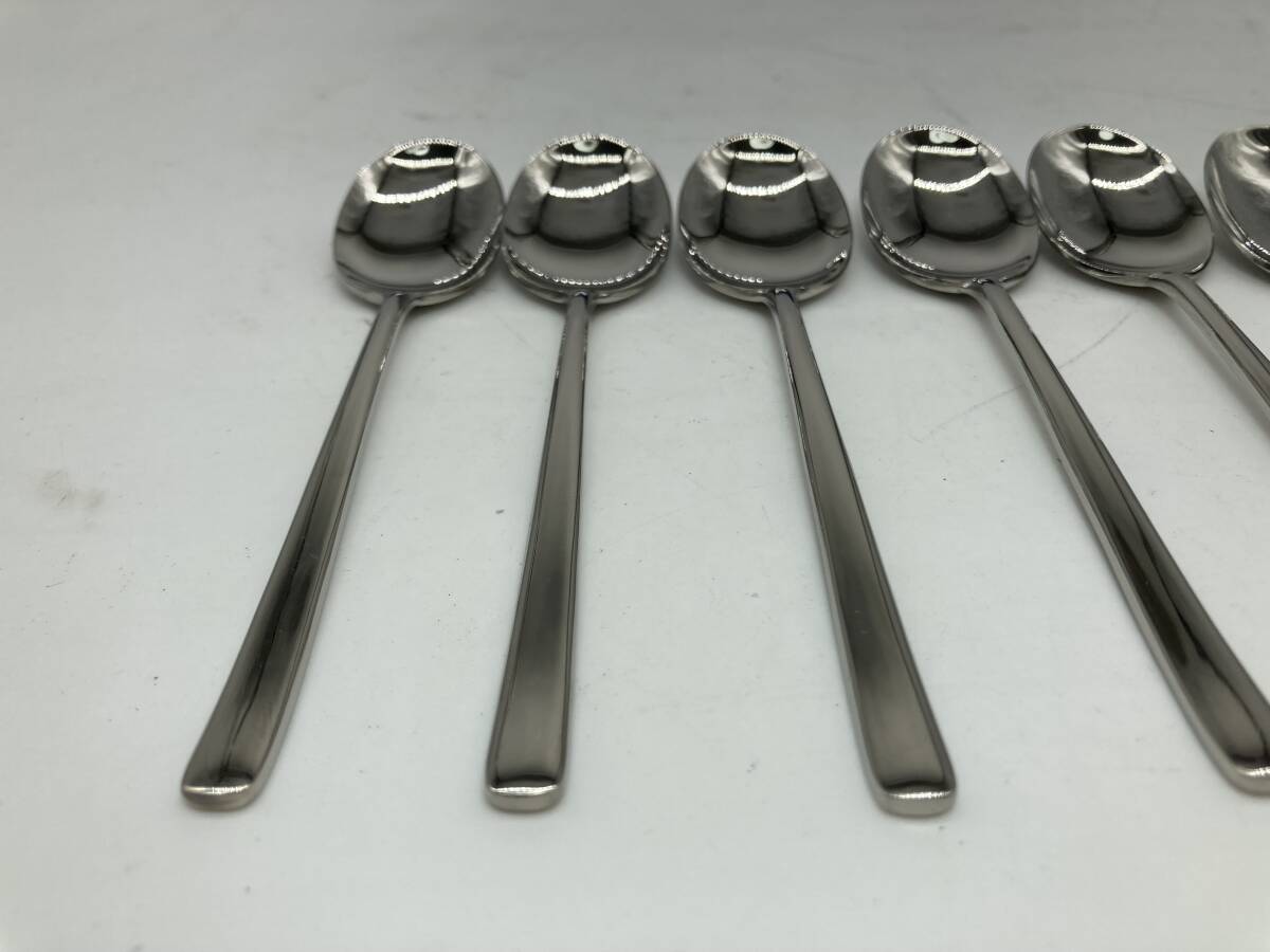 京都8★ カトラリー スプーン フォーク ステンレス 飯田金物 ケース付き 12本セット_画像9