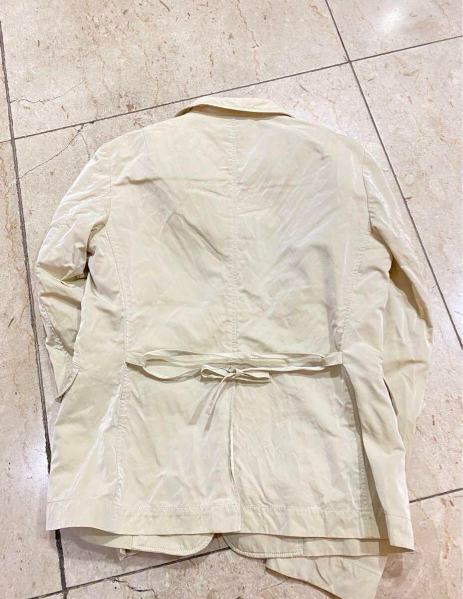sh1493 ジルサンダー ベージュ ジャケット　レディース_画像2