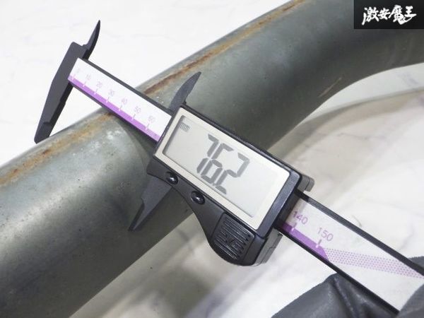 ★使用OK★ 社外 三菱 DE3A FTO 6A12 セミステンレス製 マフラー リアピース センターパイプ 中間パイプ 即納_画像9