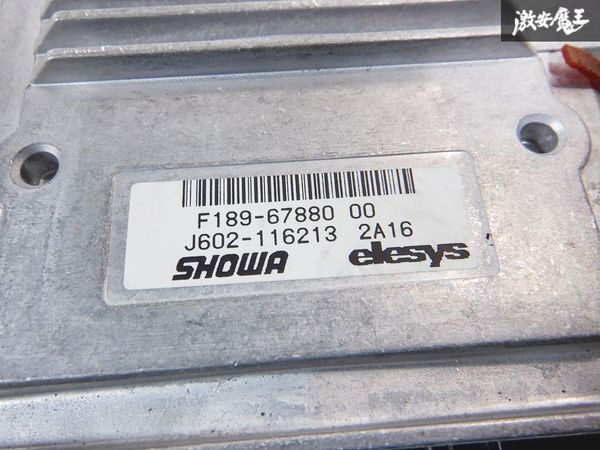 良品【 業者出品 】 マツダ純正 SE3P RX-8 スピリットR 13B-MSP /6MT パワステ コンピューター F189-67880 /激安魔王 棚_画像4