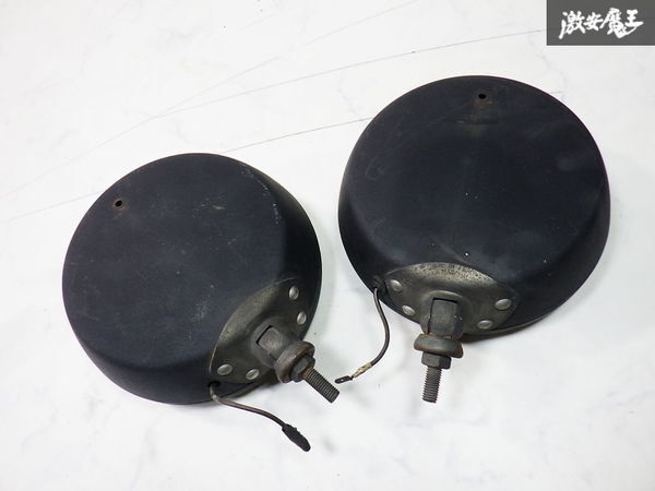 ★当時物/点灯OK★ MARCHAL マーシャル 909 フォグライト フォグランプ 丸型 約175mm ステーP1.5/M10 左右セット 即納_画像7