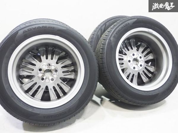 ●★新車外し★ トヨタ 純正 40系 アルファード Ｚプレミア 18インチ 7J ＋40 5穴 PCD120 ホイール ヨコハマ 225/60R18 2024年 タイヤ 4本_画像6