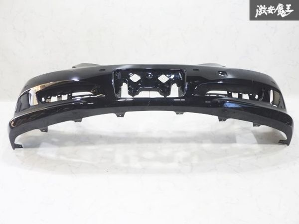 ★割れ無し★ トヨタ 純正 GRS200 200系 クラウン ロイヤル 前期 ノーマル フロント バンパー 黒 ブラック系 52119-30660 即納_画像3